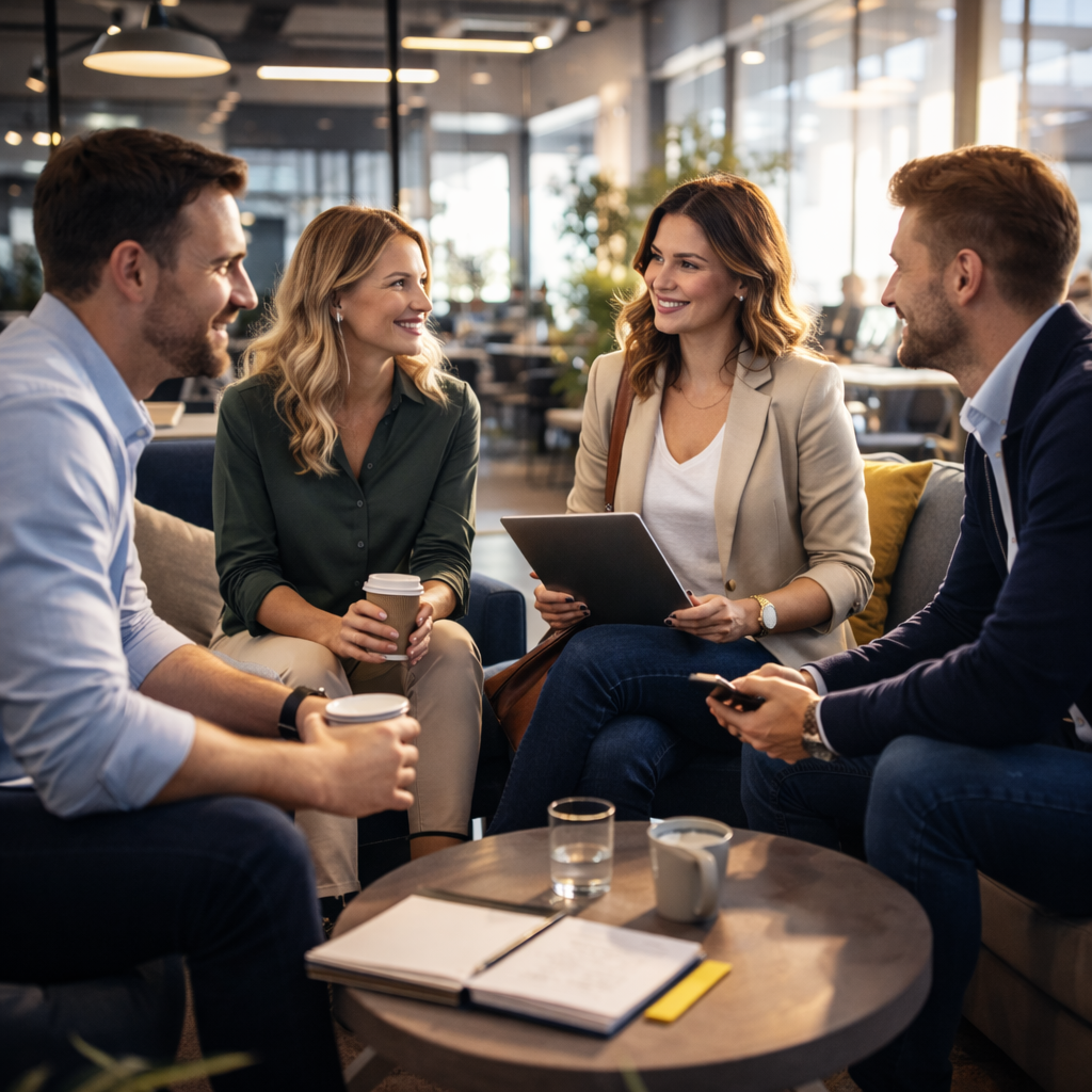 Team werkt aan hosting en websites